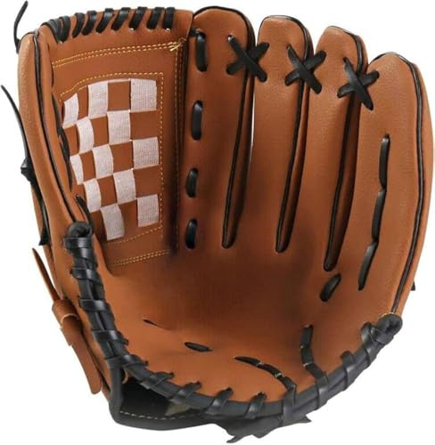 AOUTACC Baseball Glove Softball Gloves 12.5 Baseball Catcher's Mitt PU Leather Left Hand Gloves Right Hand Throw for Kids Youth Adult Beginner or Infielder(Ball not Included)