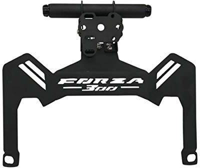 LongGreat Supporto per staffa GPS per moto Piastra per telefono per Honda Forza 125 300 2018-2020 (Forza 300)