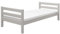 Flexa Classic Kinderbett 90x200 cm | Das Kinder Bett hat EIN klassisches und skandinavisches Design | Das Bett ist aus massiver Kiefer gefertigt (Farbe: Grey Washed)