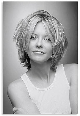 OqcEha Meg Ryan Retro-Poster, Schauspielerin, Superstar-Geschenke, Leinwandbild, Wandkunst, dekorativer Bilddruck, moderne Dekoration, 20 x 30 cm