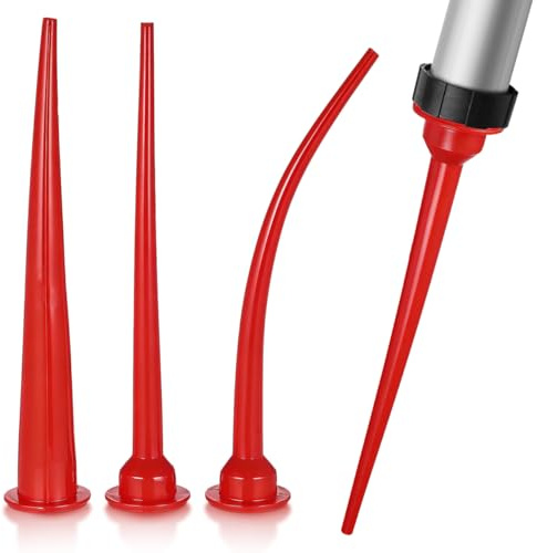 jojofuny 3 Größen Kartuschenspitzen Silikontüllen Ersatzspitzen Weiche Gummi DichtungsdüSen VerläNgerungsdüSen PräZise Kartuschenspitzen FüR Caulking Tool Anwendungen 30 cm