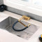 XJTNLB Robinet Cuisine Rabattable Sous Fenetre avec Douchette Or Brossé, Mitigeur Monocommande Evier Rotation Robinetterie Cuisine Pliable avec 2 Jets