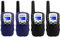 Retevis RT388 Walkie Talkie Kinder,Funkgerät große Reichweite Spielzeug für 3-12 Jahren Junge,8 Kanäle VOX Taschenlampe,Geschenke für Radfahren,Camping (2 Paar, Blau-schwarz)