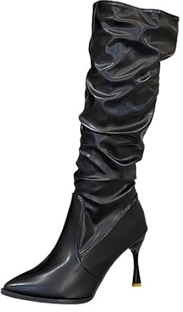 CXKOLD Stivali per Polpacci grossi Stivaletti Estivi