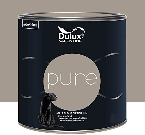 Dulux Valentine Peinture murs & boiseries Pure Taupe 0,5 L