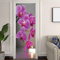 Türbekleben Orchidee Türtapete, Selbstklebend TürPoster Orchidee Türbilder, 3D Fototapete Türfolie Poster Tapete Türaufkleber Tür Tapeten 95 x 215 cm q6546
