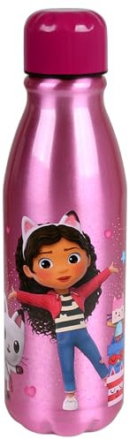 sarcia.eu Gabby's Dollhouse Bouteille en aluminium rose 600 ml