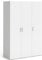 3 Door Wardrobes with Hanging Rail and Storage Shelves Modern Large Clothes Cabinet for Bedroom Furniture Cupboard