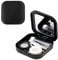 PEAPIN 2PCS Contact Lens Cases with Mirror, Portable Contact Lens Soaking Case with L and R Caps Tweezers Wearing Stick for Travel