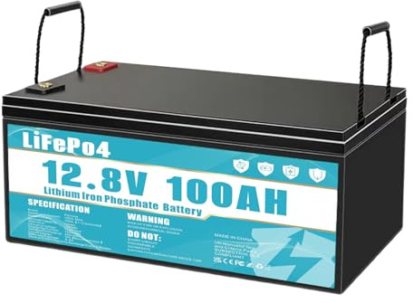 LiFePO4 battery 12V 100Ah lithium iron phosphate leisure battery,equipped 100A-BMS,lifespan exceeding 8 years,suitable for camping, solar power, emergency power, etc.