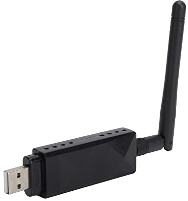 Dioche Wireless NetCard AR9271 USB WiFi Adapter with Detachable 2DBI Antenna High Speed Internet for Computer TV Laptop Black ABS Shell 84mm