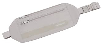 Samsonite TA Revolution Ceinture Porte-Monnaie avec Protection RFID, 2 Poches zippées pour l'argent, Les Cartes bancaires, Les Billets, Les Cartes d'embarquement et Le Passeport, Gris éclipse