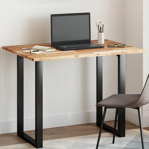 Vorpalize Tischplatte Rechteckig 120x70x2 cm Massivholz Akazie, Robuste Holzplatte für Esstisch, Beistelltisch, Couchtisch, Langlebig & Pflegeleicht