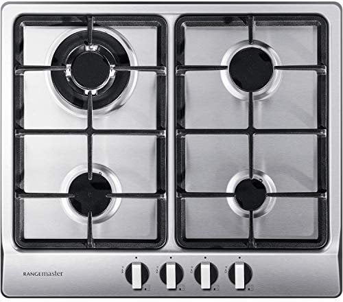 Rangemaster RMB60HPNGFSS 60cm 4 Burner Gas Hob Stainless Steel