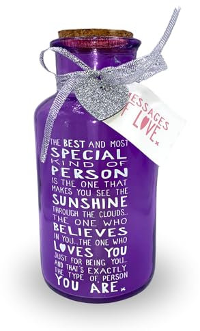 Special Person Light Up Jar Messages Of Love Gift Range Birthday Christmas