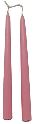 IHR Tapered Candle 24cm Solid Coloured - (Orchid Pink)