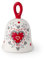Hervit Glocke Porzellan Tirol 9,5 cm