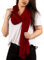 DOLCE ABBRACCIO by RiemTEX Schal Damen PRIMAVERA in Tief Rot Halstücher Schals & Tücher Chiffontücher Scarf aus Chiffon für Sommer Frühling Ganzjährig XXL Tuch Kleidung Stola (Deep Red)