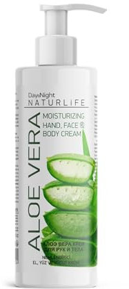 Aloe Vera Feuchtigkeitscreme für Hände Gesicht Körper 250ml