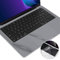 3-in-1 MacBook Pro 14 Palm Rest Cover con TrackPad Protector Skin per 2023 2022 2021 Nuovo Apple MacBook Pro 14 pollici M2 M1 Pro/Max Chip A2442 A2779 con copertura per tastiera, grigio spazio