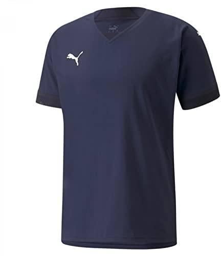 PUMA Herren Teamfinal Jersey Fu balltrikot, Peacoat-puma New Navy, M EU