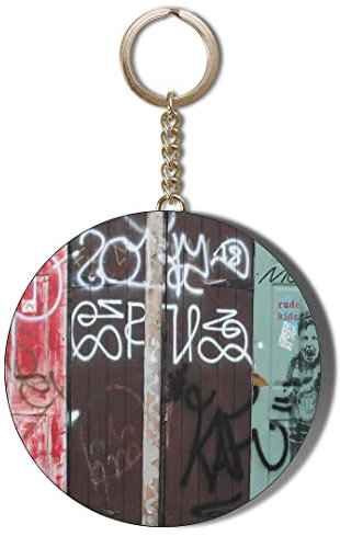 Gift Insanity GRAFFITI DOORS LIVERPOOL 55mm KEYRING BOTTLE OPENER