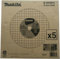 DISCHI PER TRONCATRICE 355 X 2,5 mm FORO 25,4 mm 5 PEZZI MAKITA B-49448-5