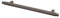 Decoranddecor Aurelia - Round Knurled Cupboard Handles | T-Bar Cabinet Handles | Kitchen Cupboard Pulls | Furniture Knobs - Antique Brass - 320mm Hole Centre Distance