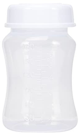 Hohopeti 4 Pièces Biberon de Conservation du Lait Maternel en Plastique PP Transparent pour Bébé et Nourrisson