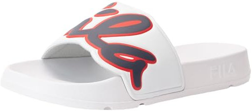 FILA Scritto Slipper Wmn, Sandalo Scorrevole Donna, White Navy, 39 EU