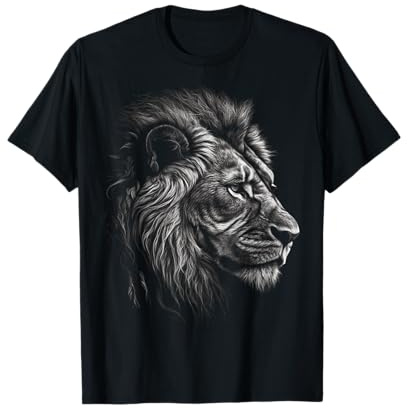 Leone - Art Animal Lion Maglietta