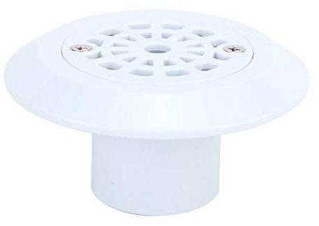 Fuerdich Escurridor De Drenaje De Piso De Piscina, Accesorios De Repuesto De Filtro De Drenaje Principal De Agua Redondo De 3 Pulgadas para Uso En Piscina(1,5 Pulgadas)