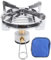 Small Gas Stove Foldable Outdoor Stove Mini Camping Oven Miniature Camping Gas Oven Outdoor Stove Picnic Portable Gas Stove Collapsible Camping Oven for Cooking Travel