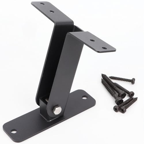 Pergola Roof Riser Beam Brackets - Heavy Duty Stainless Steel, 90 Degree Angle Adjustable for Different Roof (3 Set)