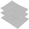 3 Pièces Grille Barbecue Decoupable, Réutilisable Tapis de Barbecue, Tapis de Gril en Maille de Téflon 42x36 cm, Tapis de Barbecue pour Gril à Gaz, Charbon de Bois, Gril électrique, Four, Cuisson