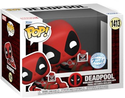Funko Pop! Marvel - Deadpool Parody - Deadpool Hearts Wolvie - Esclusiva Amazon - Figura in Vinile da Collezione - Idea Regalo - Merchandising Ufficiale - Giocattoli per Bambini e Adulti