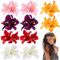 10pcs Bohemian Flower Hair Clips, Artificial Tropical Flower Clip for Seaside Holiday, Wedding Party Bridal Hair Accessories, Hawaiian Beach Flower Hair Pins Clip for Women Girls