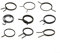 CWOQOCW Zuverlässige Ersatzfedern für Türgriffe, 5 Stück, Spiral-Torsion für schlaffe Griffe (FMTB-MSNH-5)