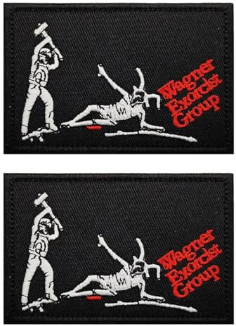 AliPlus Edward Patch Teufel-Patch, Piraten-Aufnäher, Blackbeard Patch, bestickt, taktische Moral-Applikation, Verschluss mit Haken und Schlaufe (Edward 01), 2 Stück