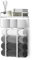 Xstydes 1-Shelf T-Shape Rustic Eclectic Minimalist Modern Wall-Mounted Bathroom Storage Shelf with Towel Rack and Paper Holder