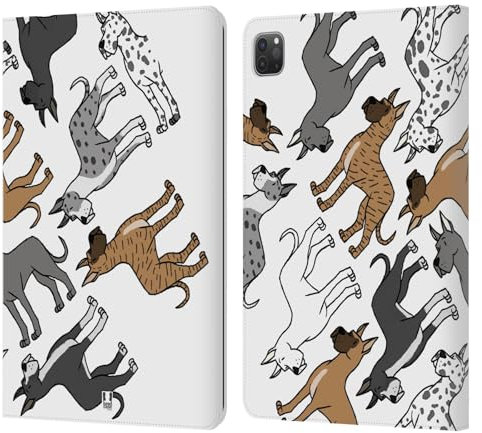 Head Case Designs Alano Razze di Cani 2 Custodia Portafoglio in Pelle Compatibile con Apple iPad PRO 11 2020/2021 / 2022