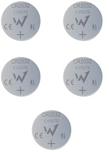Wonder Full Energy – Pack de 5 Piles Boutons CR2032 3V Lithium – Longue Durée – Sécurité Enfant – Idéal AirTag Apple, Montres, Télécommandes, Jouets, Appareils Électroniques