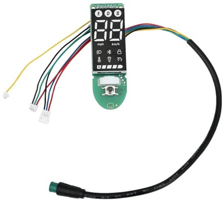 Yurefax Bluetooth Dashboard, for Xiaomi, Elektroroller 4 Display Instrument Platine Kickscooter Ersatzteile Austausch des Scooter-Bildschirms