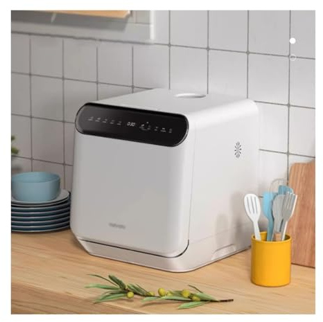 Linmeas-753 Dishwashers- Countertop Dishwasher Fully Automatic Household Mini Small Desktop Installation-free Desktop Dishwasher Perfect for Home, Apartments & RVs
