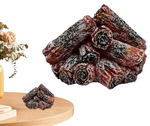 Simulación LED Lámpara De Llama De Carbón, Luz De Carbón Falso, Rústica Decorativa Rústica De Batería De Moda De Moda Falsa Con Luces Para Logios De Chimenea Regalos De Decoración Del Hogar De Navidad