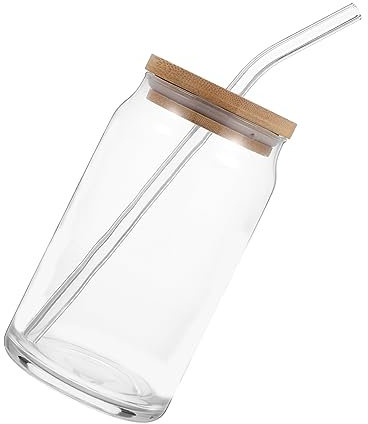 VALICLUD Botellas de Transparentes Botella de Agua Vacía Vidrio Tapa Sellada Uso Exteriores Recipientes para Bebidas 1 Juego