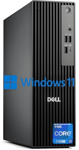 Dell Pro Slim QCS1250 Desktop, New OptiPlex Version, 14th Gen 14-Core i5-14500(Beat i7-13700), 16GB DDR5 RAM, 1TB PCIe SSD, Ultra-Quiet Design, Dual 4K Monitor Support, USB-C, Windows 11 Pro