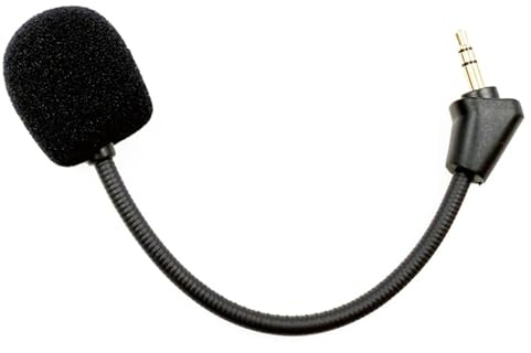 WKabnkn Microphone directionnel ergonomique pour casque nuage - Col réglable - Avec filtre pare-brise, conférence téléphonique