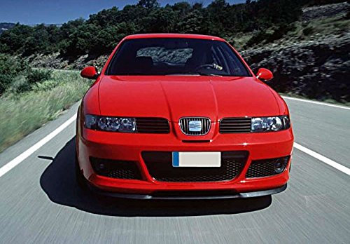 Alerón frontal Para Seat Leon 1M Extensión Parachoques 3 Piezas Tuning Cup R 99-06