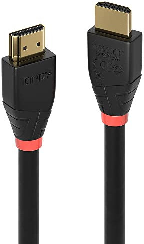 Lindy 41071 10 m Active HDMI 2.0 18 g, colore: Nero